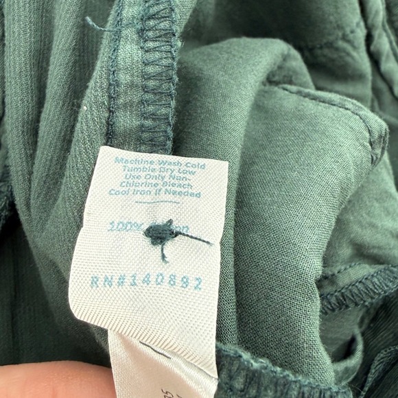 Marine Layer Flora Corduroy Trouser Green Gables Women's Size 8 Wide Leg Pants - Picture 7 of 9